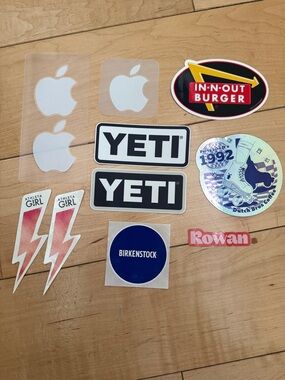 Assorted Brand Logo Stickers